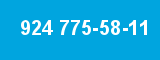 924 775-58-11